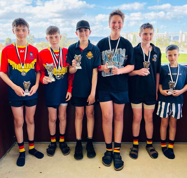 FOOTBALL > U13s recognised with awards were Cooper, Thomas, James, Brodie, Liam and Jack.