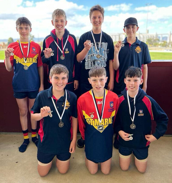 FOOTBALL > U13s recognised with Life Membership of SMC Football Club were Cooper, Harrison, Brodie, James, Noah, Thomas and Jace.