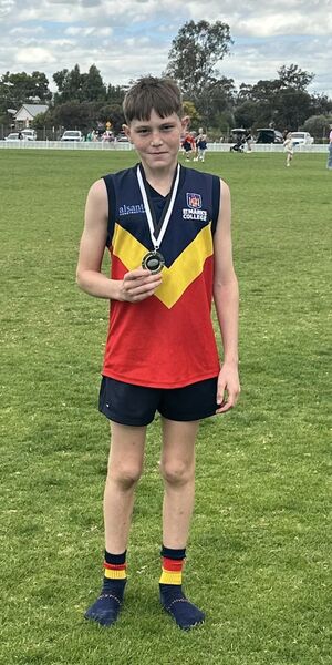 FOOTBALL > Congratulations to Thomas who was Best on Ground at the Grand Final.