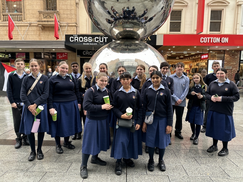 Music and Creative Arts students from Years 7-11 experienced a day of cultural immersion, visiting the Art Gallery of SA and watching the student symphony orchestra perform in the Elder Hall Conservatorium. 