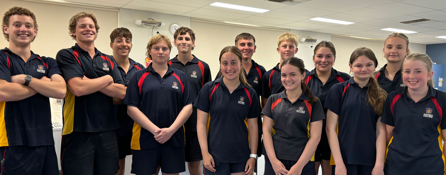 Year 10 students donated their time to make food for Fred's Van.