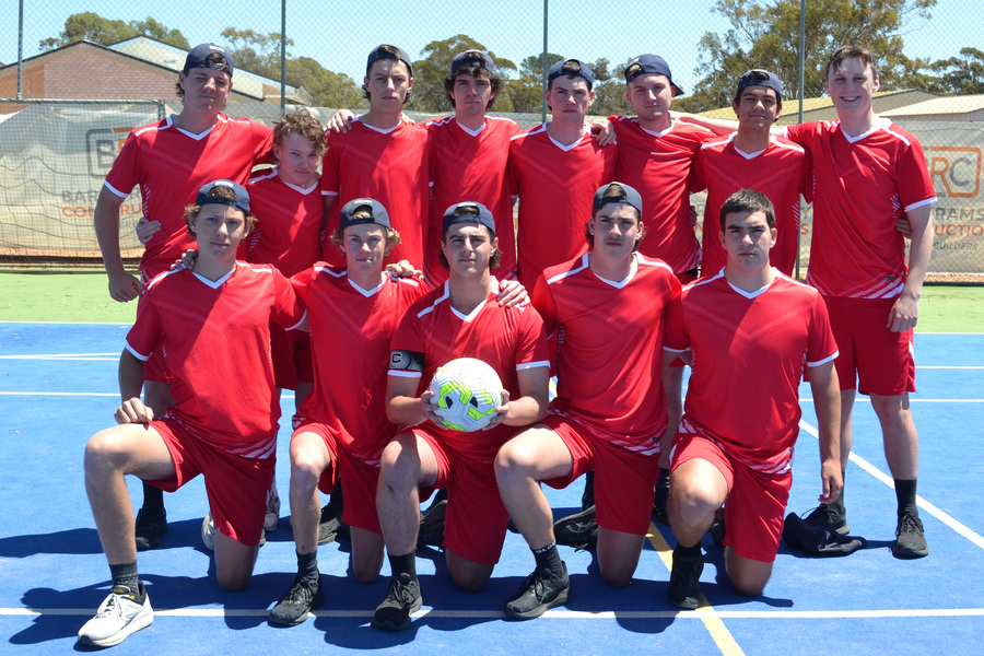 YEAR 12 > Grand Final of the SMC Soccer at Lunch- runner-up, Try Hard's FC.