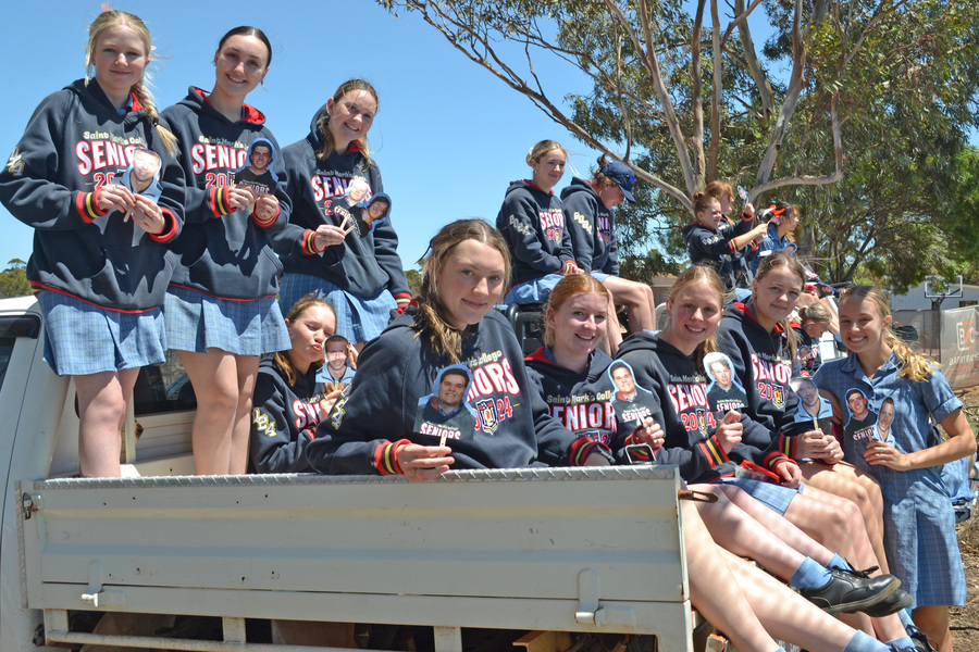 YEAR 12 > Grand Final of the SMC Soccer at Lunch spectators..