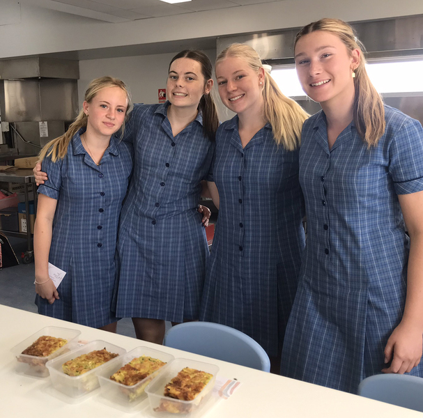 RE > Year 10A students cooking for Fred's Van.