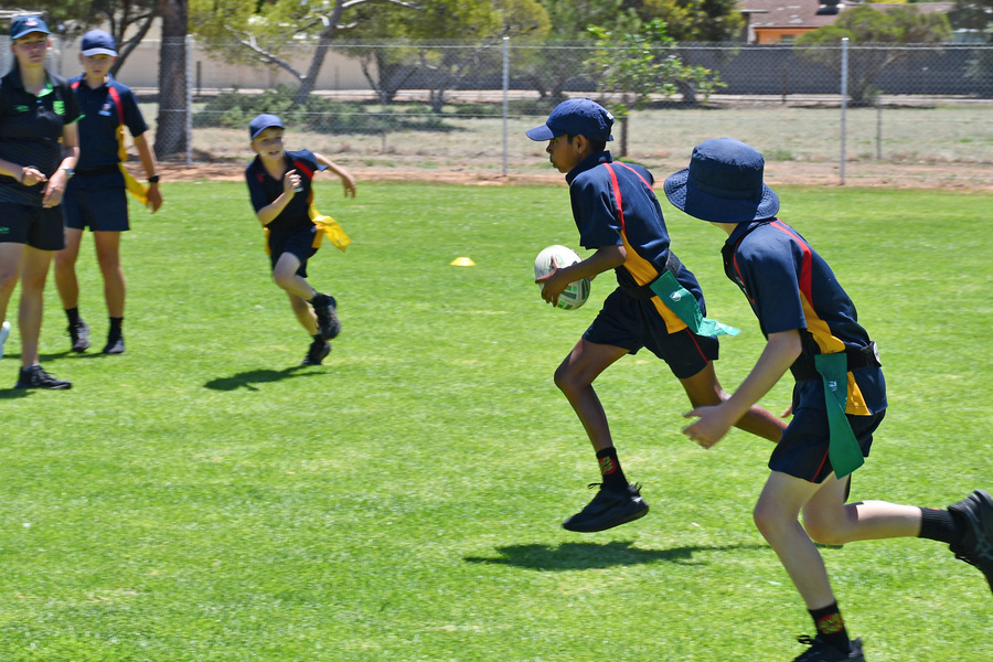 RUGBY > Year 5 and 6 students participated in a number of workshops before the Interschool Rugby Carnival.