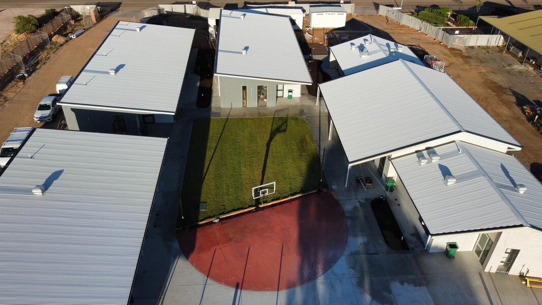 BOARDING > Drone footage of the new Boarding House which will open next year.