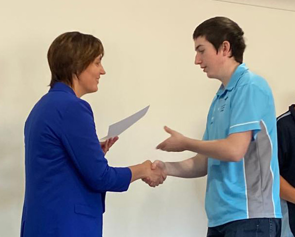 AVIATION > Congratulations to Lukas, Year 11, who graduated from his 2-year Aviation course. The sky is the limit!