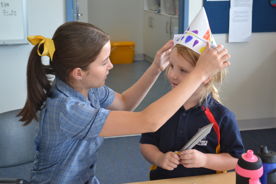 CHILD STUDIES > Reception students were lucky enough to enjoy a class party planned and managed by our Year 11 Child Studies students. Each group had a particular theme and included arts and crafts, games, and food.