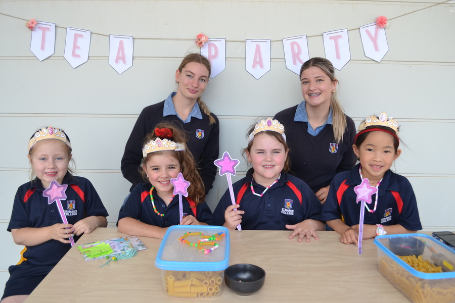 CHILD STUDIES > Reception students were lucky enough to enjoy a class party planned and managed by our Year 11 Child Studies students. Each group had a particular theme and included arts and crafts, games, and food.