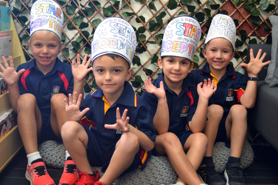 FIRST DAY > Our Reception students were excited on their first day of school!