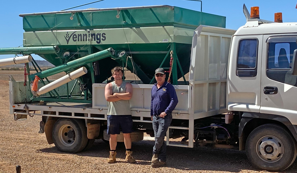 AGRICULTURE > Shout out to Old Scholar Jack Tiller and his father Damien, who donated 4 tonnes of cleaned and treated commodus barley seed to our McNally Farm. The barley will used in our cropping program with senior students this year.